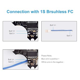 BETAFPV 6pcs BT2.0 Connector 55mm 22AWG FPV Male Cable for 1S Tiny Drone
