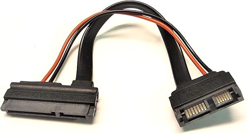 Miniatura 1 de Conector SATA hembra de 22 pines a un conector macho SATA delgado de 13 pines