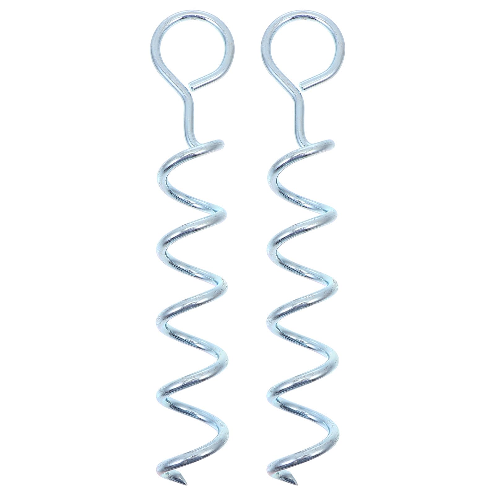 Estacas en espiral para perros para dias de camping familiar y jardin