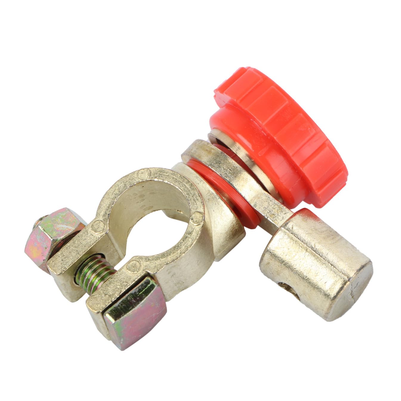 Battery Disconnect Isolator Cut Off Switch Red Device for Cars and Trucks Quick Release Prevents Leakage Currents