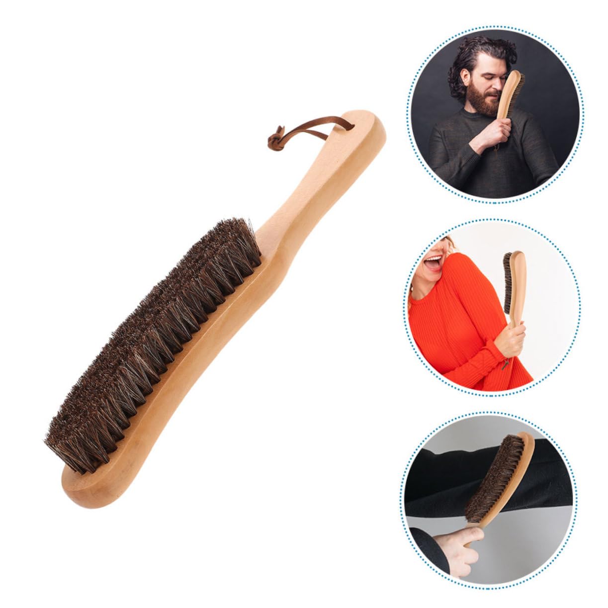 Beaupretty 10piezas Cepillo Quitapelusas De Crin Antiestático De Limpieza Portátiles para Ropa y Accesorios Cepillo De Pelo y para