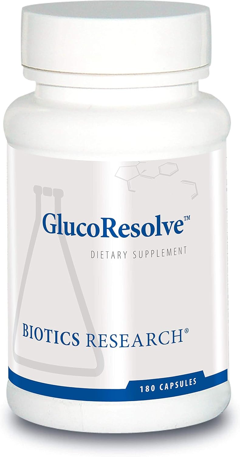 BIOTICS RESEARCH GlucoResolve Advanced Daily Multivitamin Featuring ALA, Berberine, Taurine, Green Tea, NAC, Acetyl-L-Carnitine & Pomegranate, Complete Nutrition Plus Targeted Metabolic Support Blend