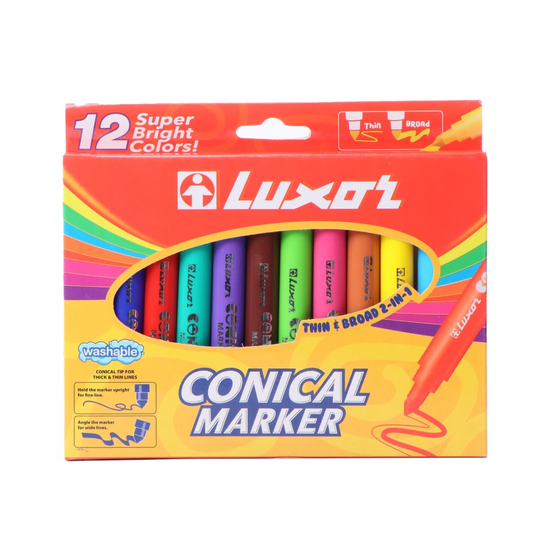 See full amazon price history chart for Luxor Funliner Color Set - Fine Tip, Ideal for Coloring, Doodling & School Projects (Pack of 12) Luxor Funliner Color Set - Fine Tip, Ideal for Coloring, Doodling & School Projects (Pack of 12) (B0C8YJJKTQ) Amazon Price History, Amazon Price Tracker