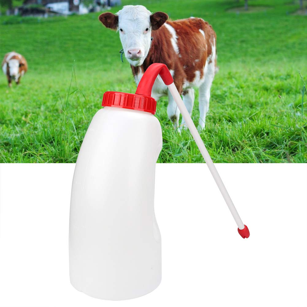 Biberón Vertical Para Becerros, Biberón Longitudinal Para Becerros De 4L, Biberón De Leche, Biberón De PE Eficiente Y Fácil De Usar