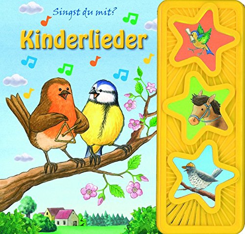 Kinderlieder: wattiertes Kinderbuch, 3-Button-Soundbuch, Pappbilderbuch mit 3 Melodien Kinderlieder: wattiertes Kinderbuch, 3-Button-Soundbuch, Pappbilderbuch mit 3 Melodien
