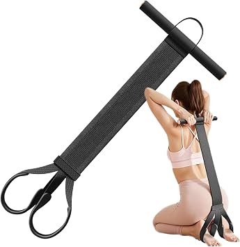 Pedal Puller | Sit-Up Training Equipment,120lb Stretch Elastic Resistance Band with Handles Leg Arm Abdominal Back Workout Equipment for Men Women Home Yoga Practice