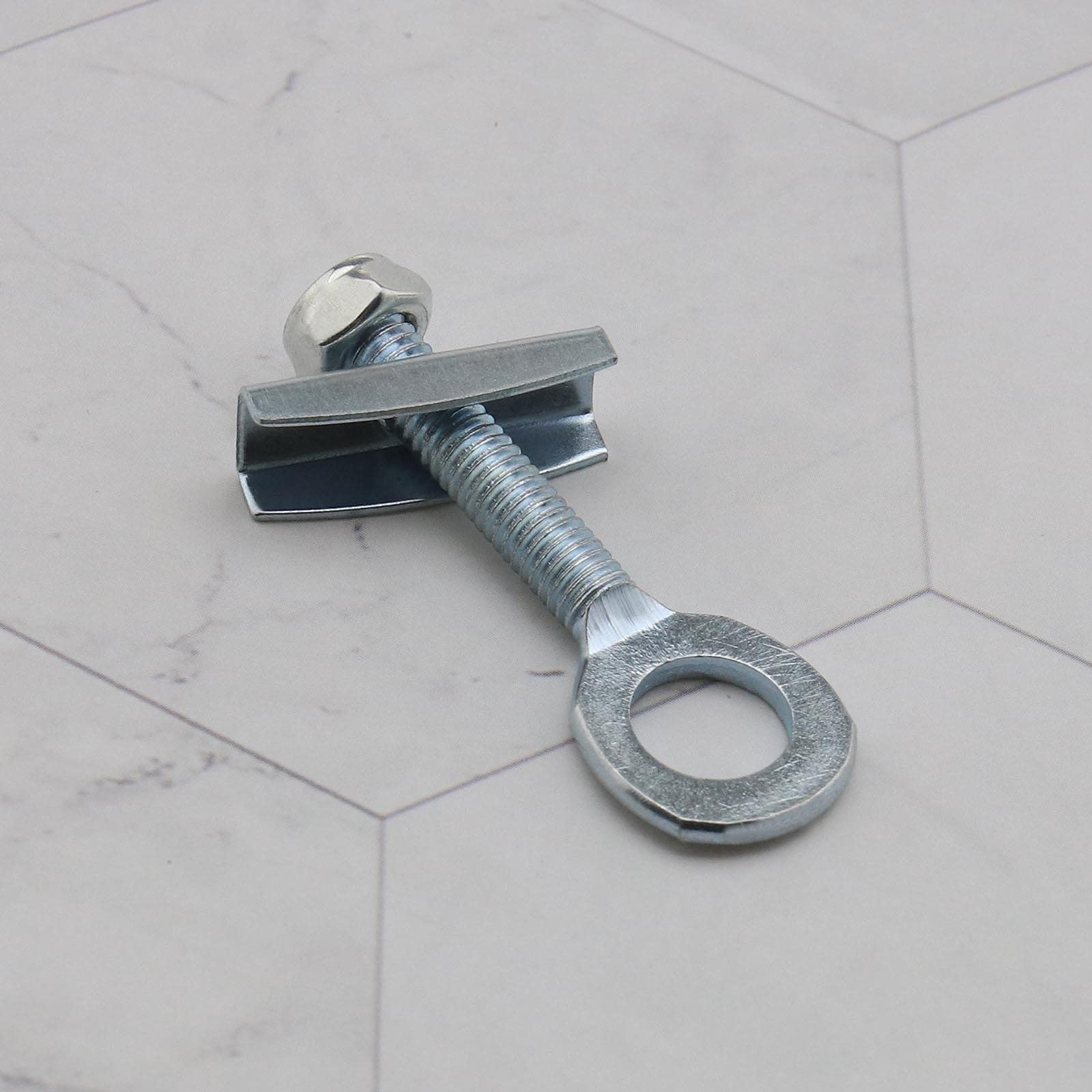4 Piezas Ajustador Tensor de Cadena de de 10mm con Tuercas Antisuelto de Acero Plateado para Mini Moto Bicicletas de Carrera Motos de Cross Quads