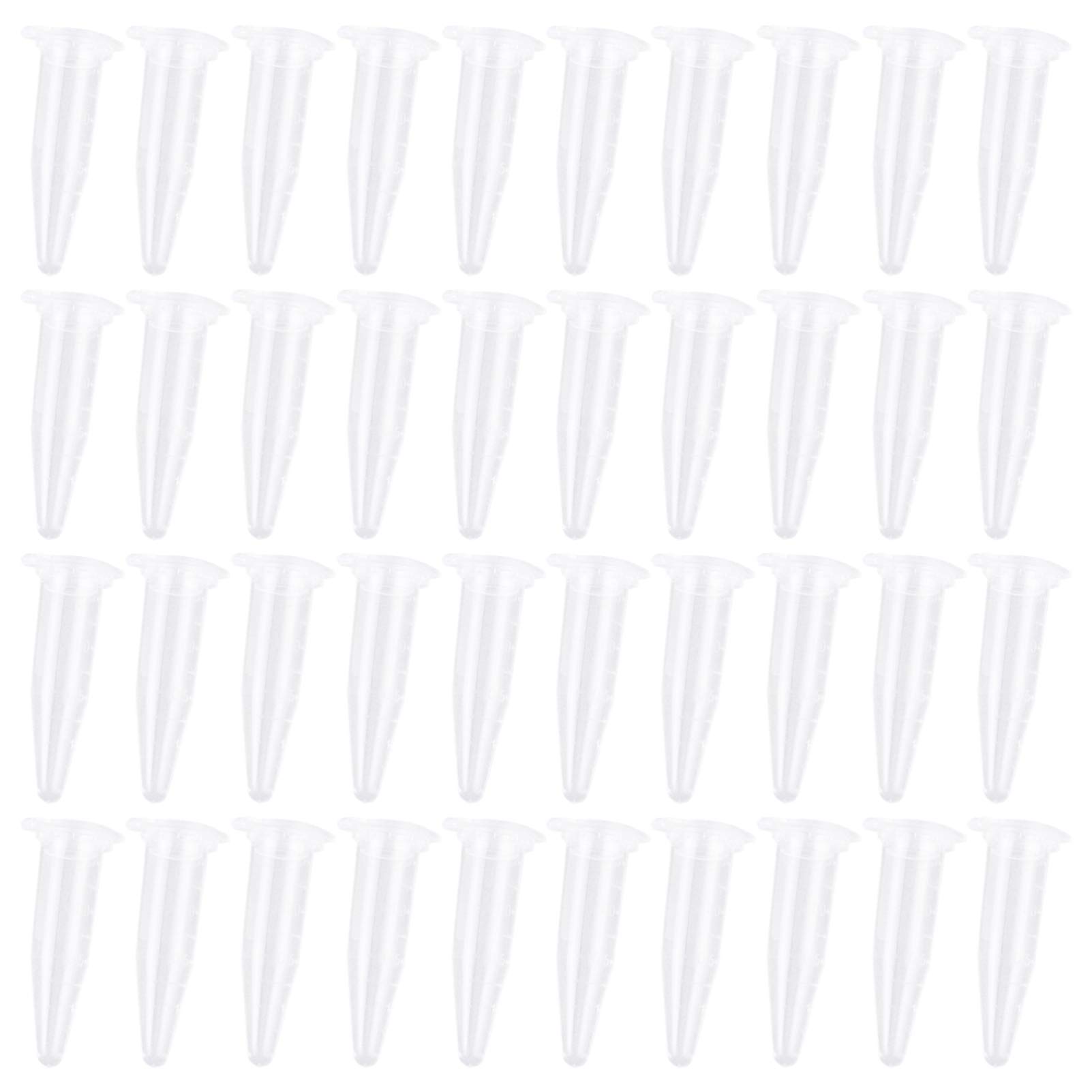 1000 Piezas Tubo Centrífugo Tubo De Centrífuga Con Tapa a Presión Tubos De Ensayo De Laboratorio Tubo De Ensayo De Centrífuga De Plástico Con Cubierta El Plastico Botón