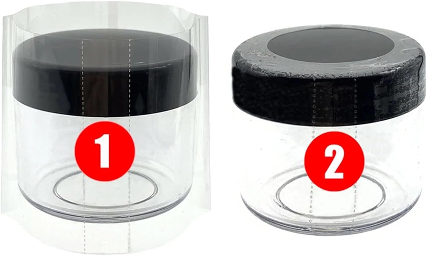 200Pcs Shrink Wrap Tube for Lip Blam Containers 10g 15g 20g Plastic Cosmetic Container Lip Blam Containers (Color : for 15g)