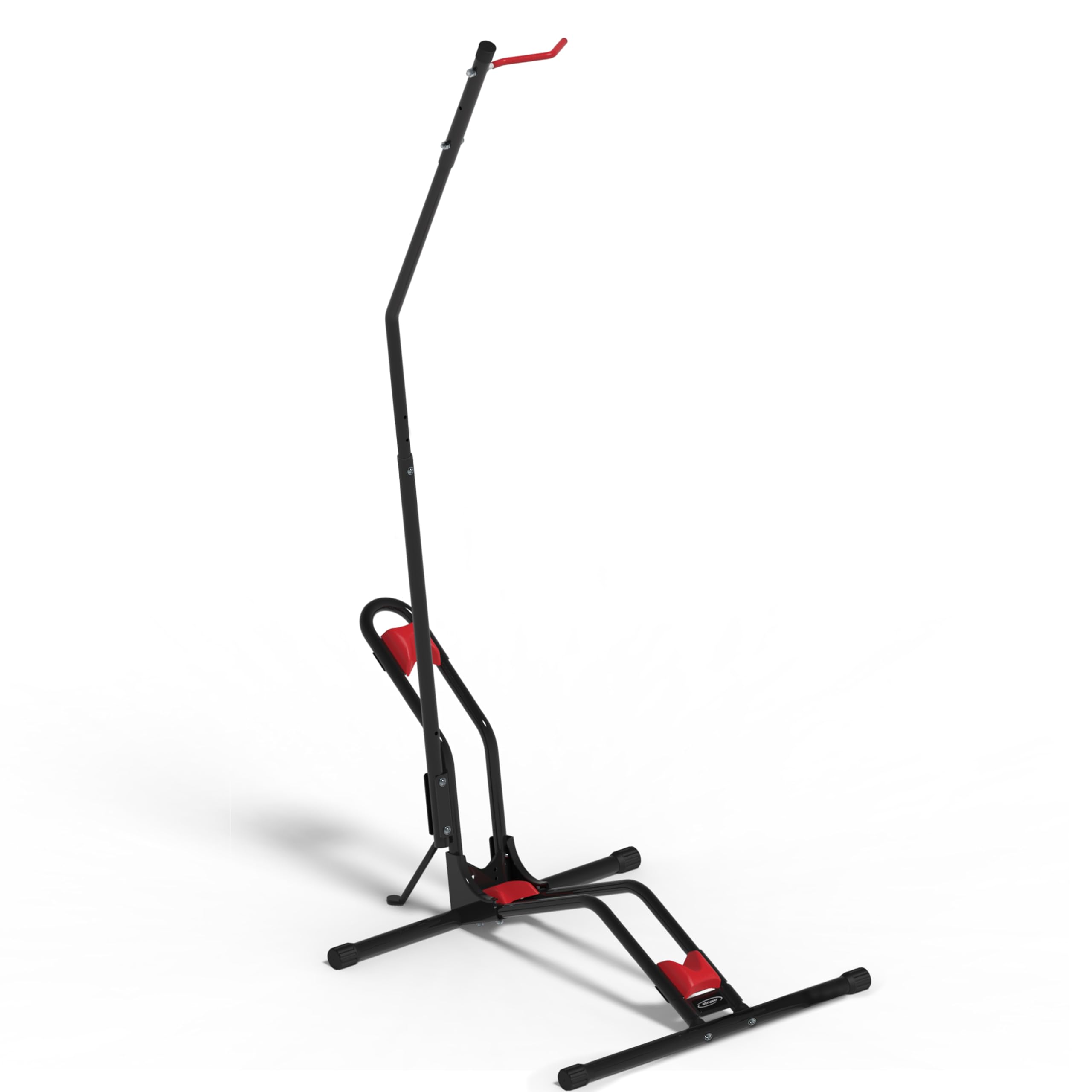 Soporte Bicicletas suelo Aparcamiento vertical. Almacenamiento vertical u horizontal, fácil instalación, para bicicletas de montaña y carretera (3 puntos de apoyo) (4 puntos)