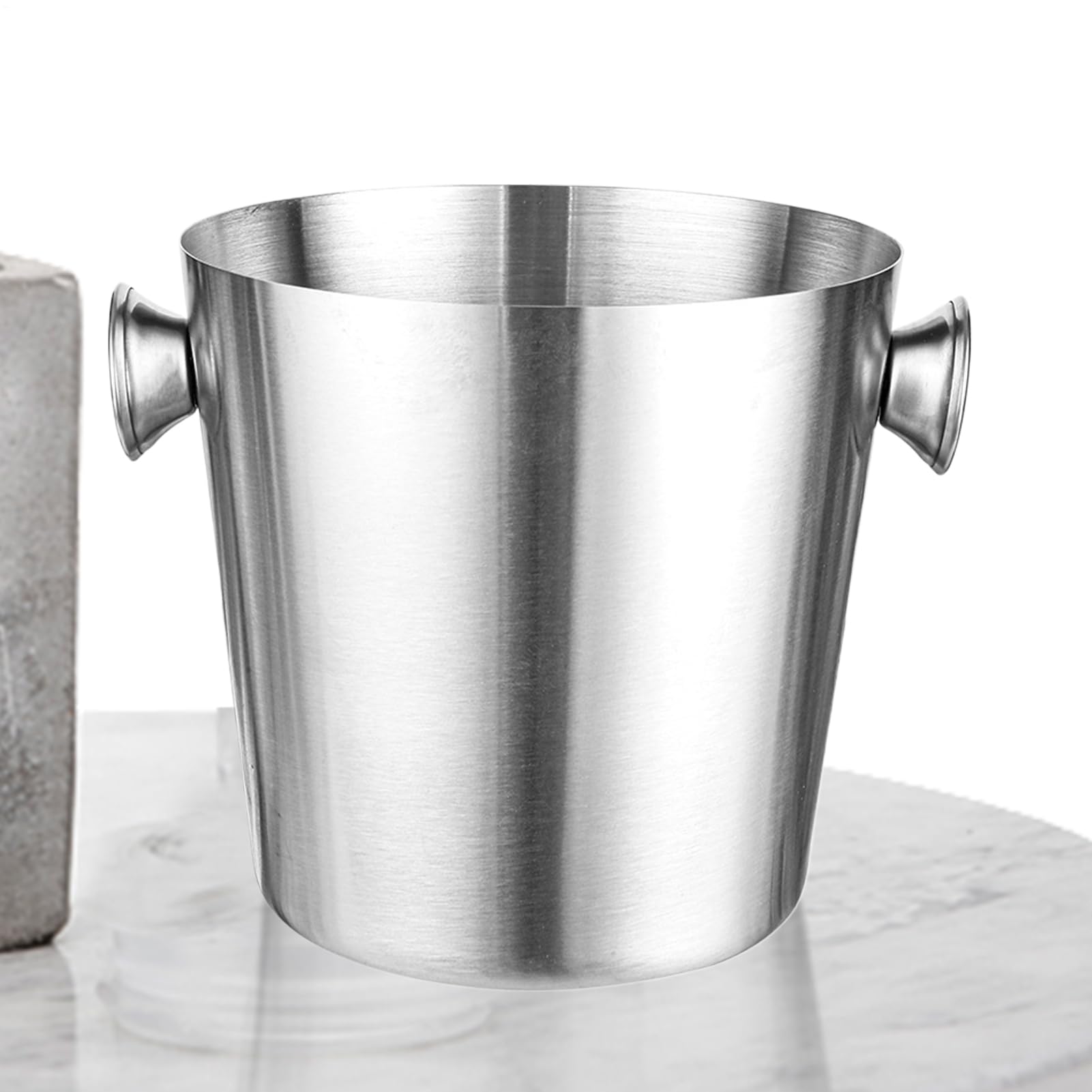 Seau à glace en acier inoxydable double paroi pour bouteille de champagne