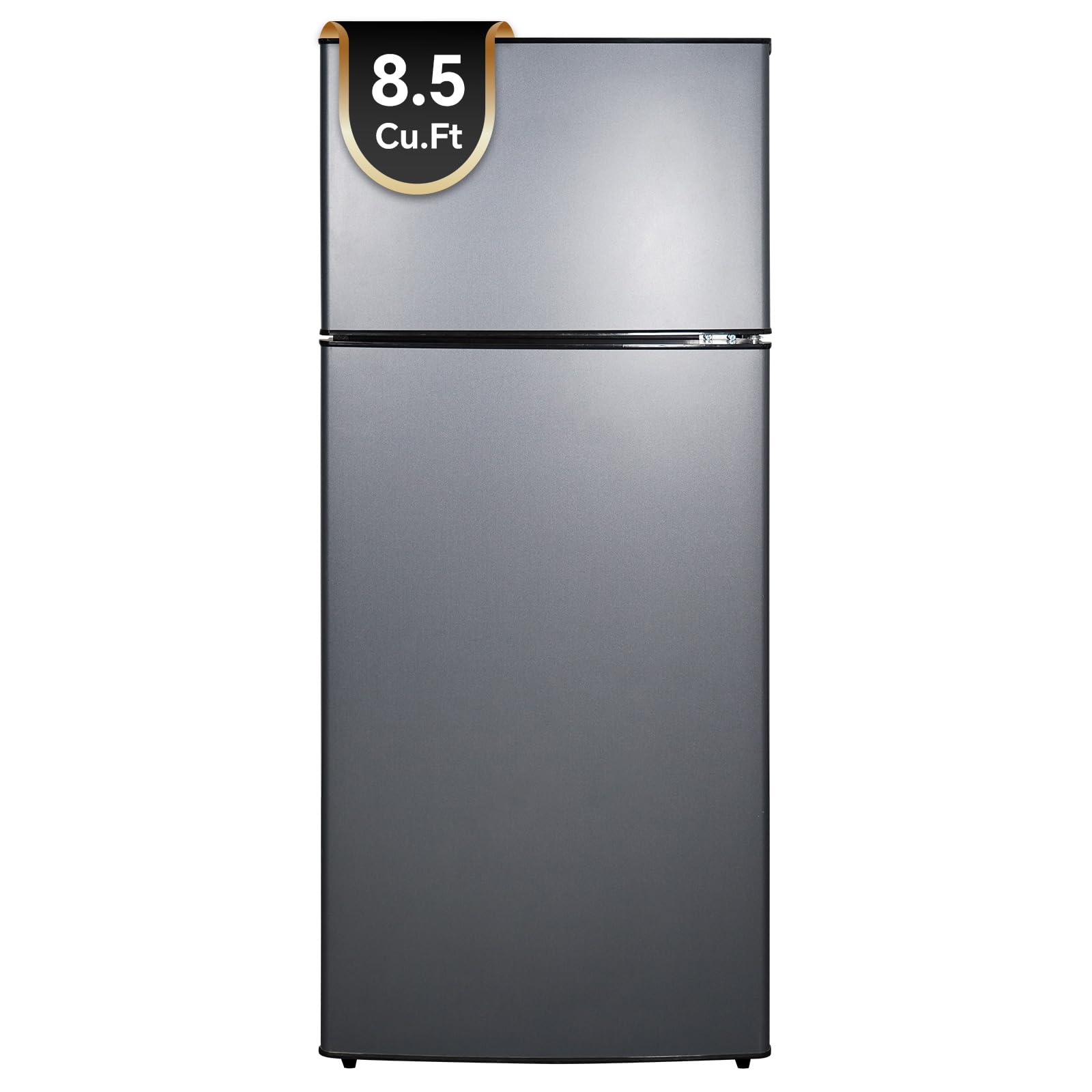 AXUTL Fridge with Freezer Refrigerator Bedroom Dorm Dark Blue/Black 8.5 Cu.ft Compact for Apartment 2-Door Design on Fridge.com