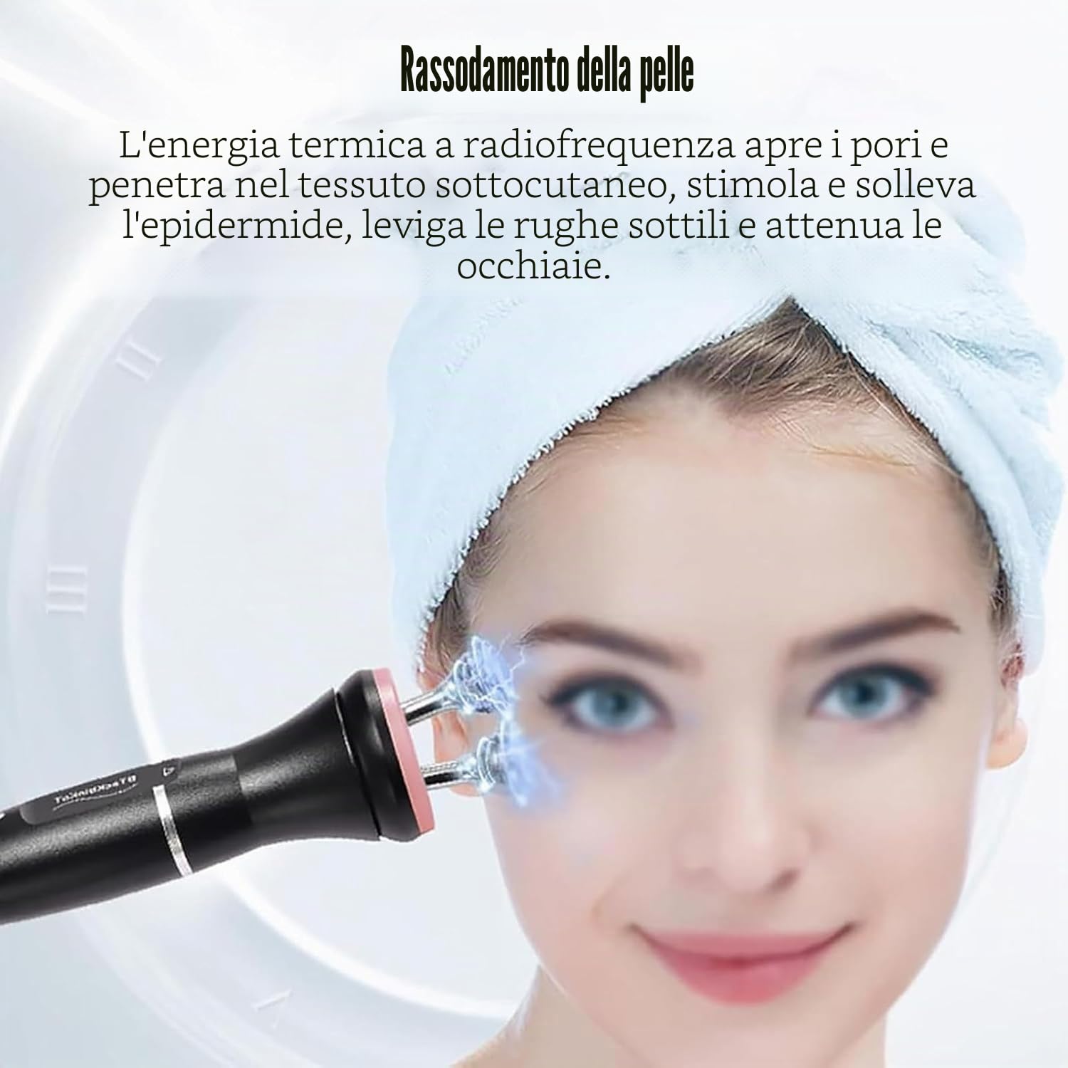 10 in 1 Macchina per la Bellezza per Viso – Idrodermoabrasione,Pulizia Profonda con Piccole Bolle,Ringiovanimento e Rassodamento,10 Testine,per Casa,Spa e Salone