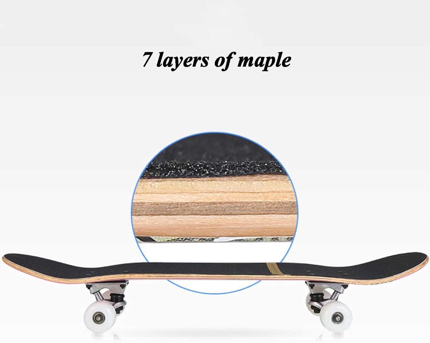 スケートボード十代の若者たちのためのスケートボード子供のための標準的なスケートボード男子女子青年初心者スターター-完全なスケートボー