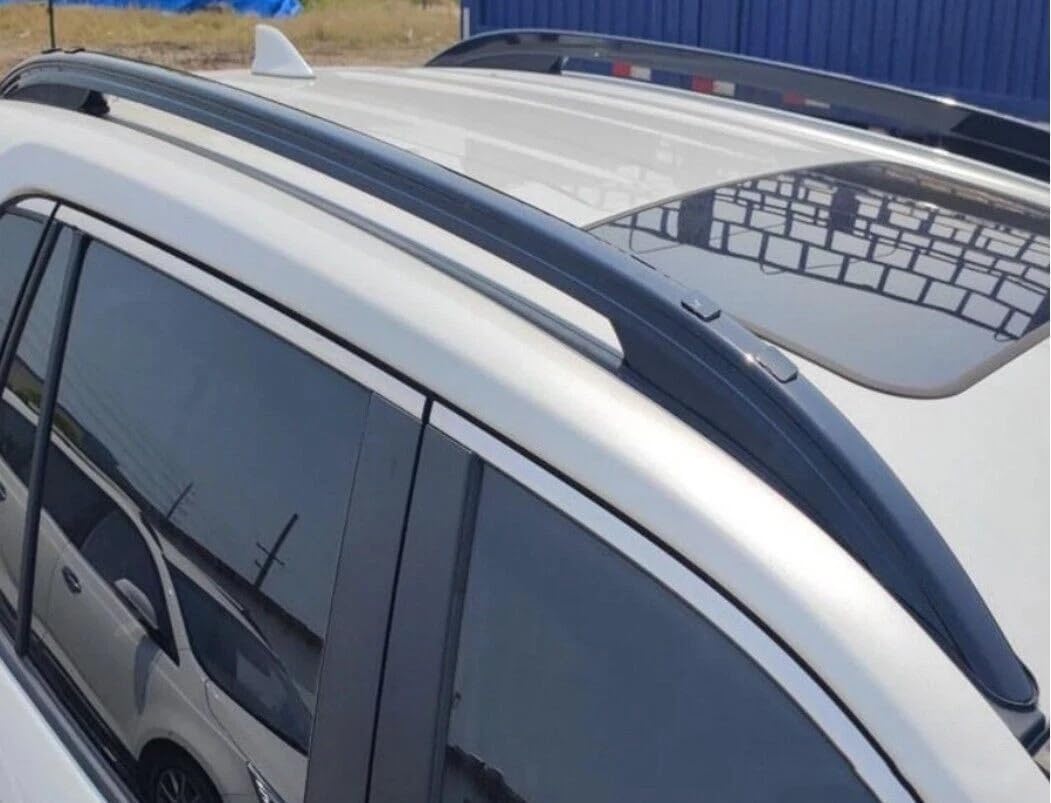 2PCS Roof Rack Side Rails Cargo Carrier Fits for RAV4 RAV-4 2006-2012 Black