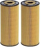 Hengst E154H D48 Oil Filter, Yellow (Pack of 2)