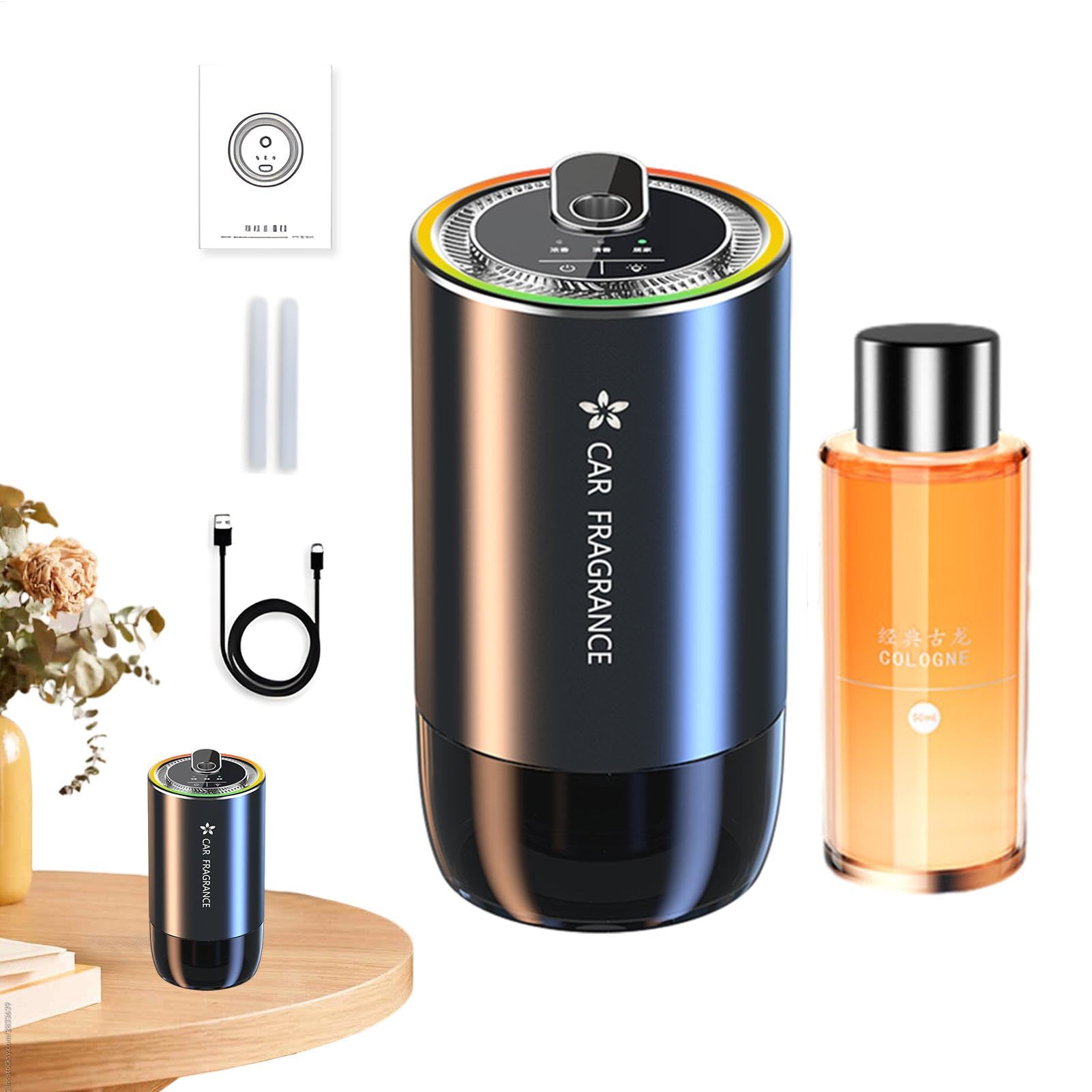Difusor de aromaterapia para Coche, difusor de Aromas, humidificador