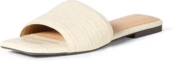 Amazon Essentials Women's Flat Slide Sandals