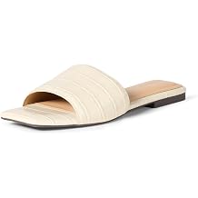 Amazon Essentials Womens Flat Slide Sandals