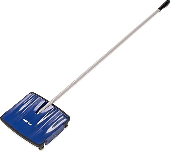 Carlisle FoodService Products Duo-Sweeper Rubberized Carpet and Floor Sweeper Efficient Manual Cleaning for Restaurants with Low Pile Carpets
