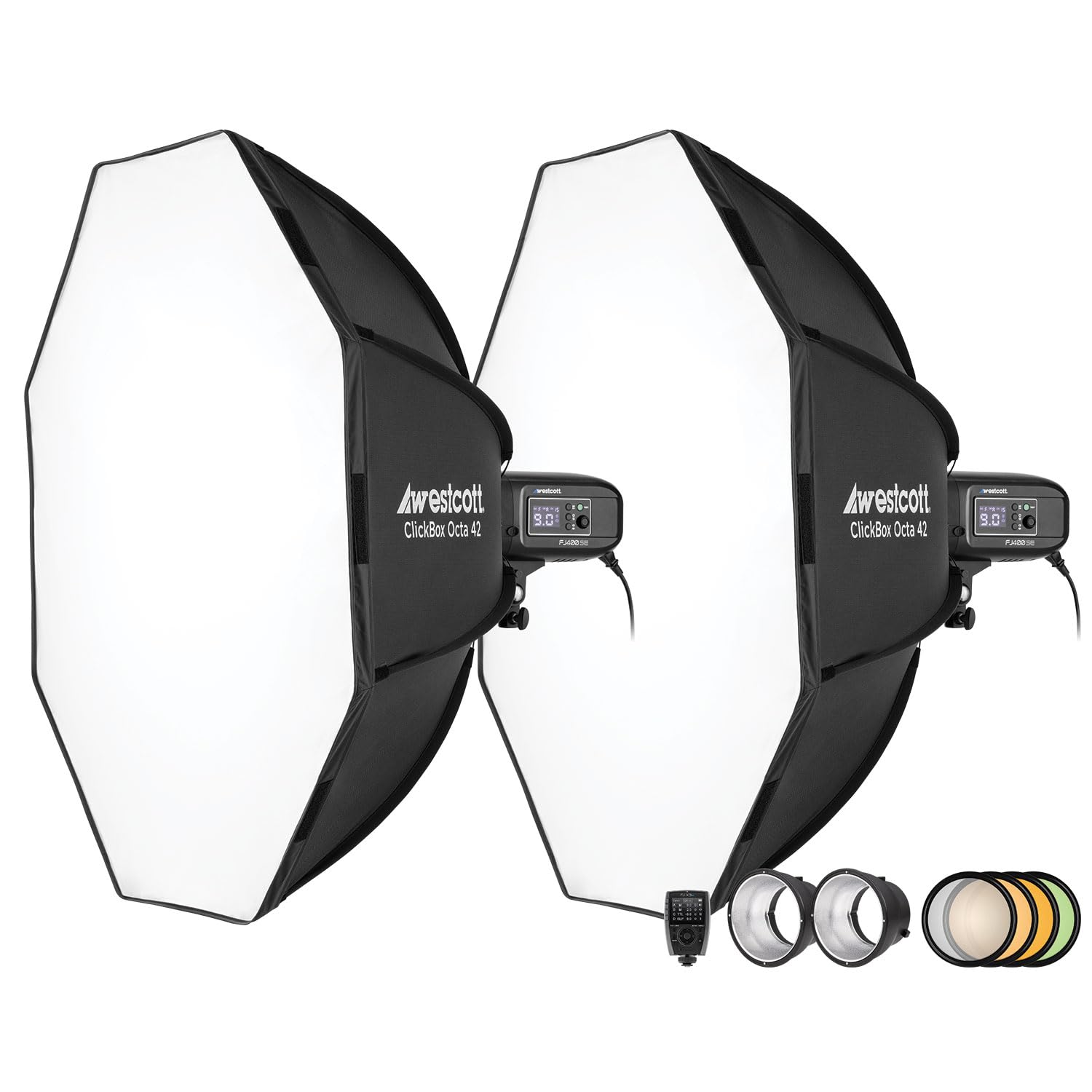 Amazon.com : Westcott FJ400-SE 400Ws AC Studio Strobe 2 Light Kit