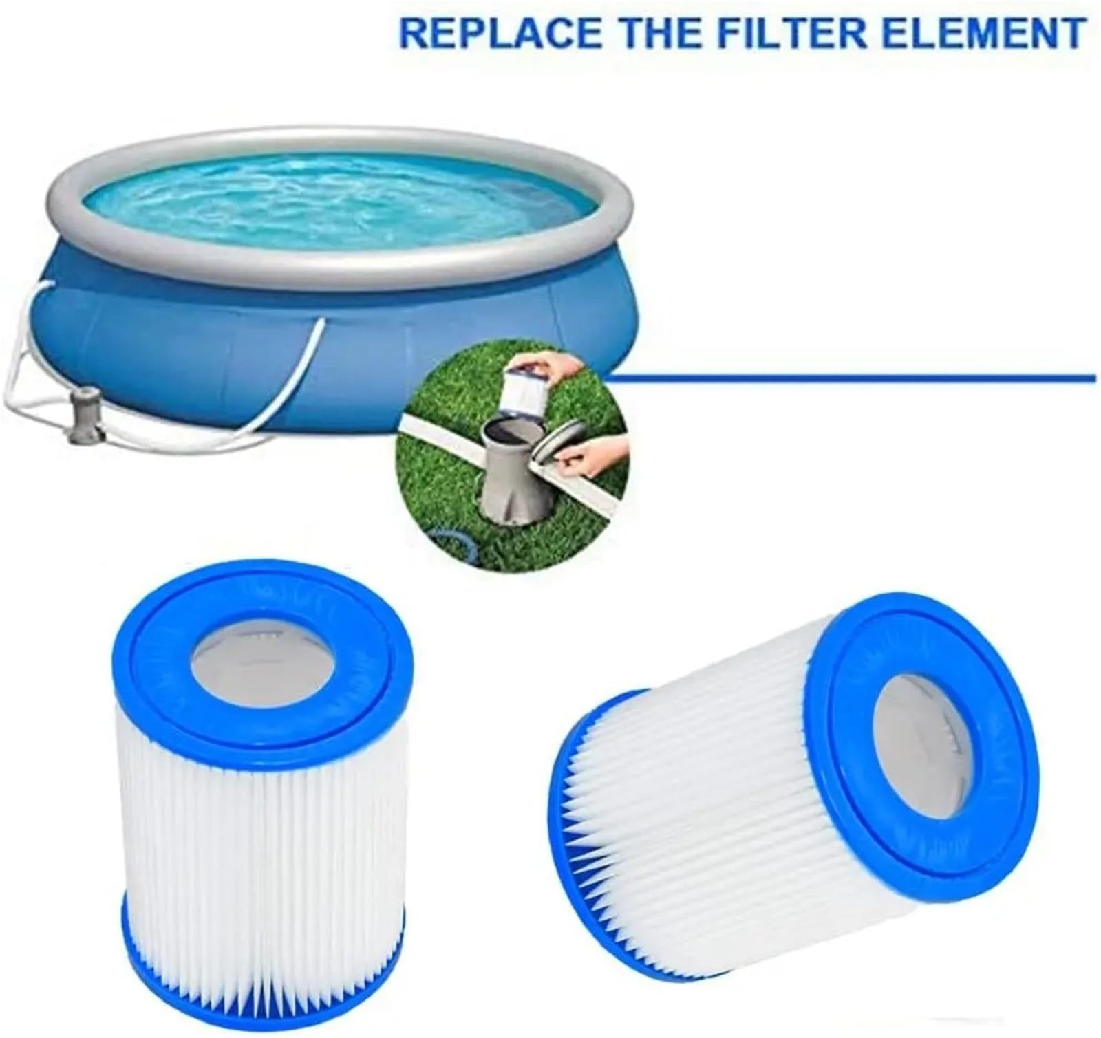Cartuccia Filtro, Compatibile Con Bestway, II, Cartuccia Filtro Piscina