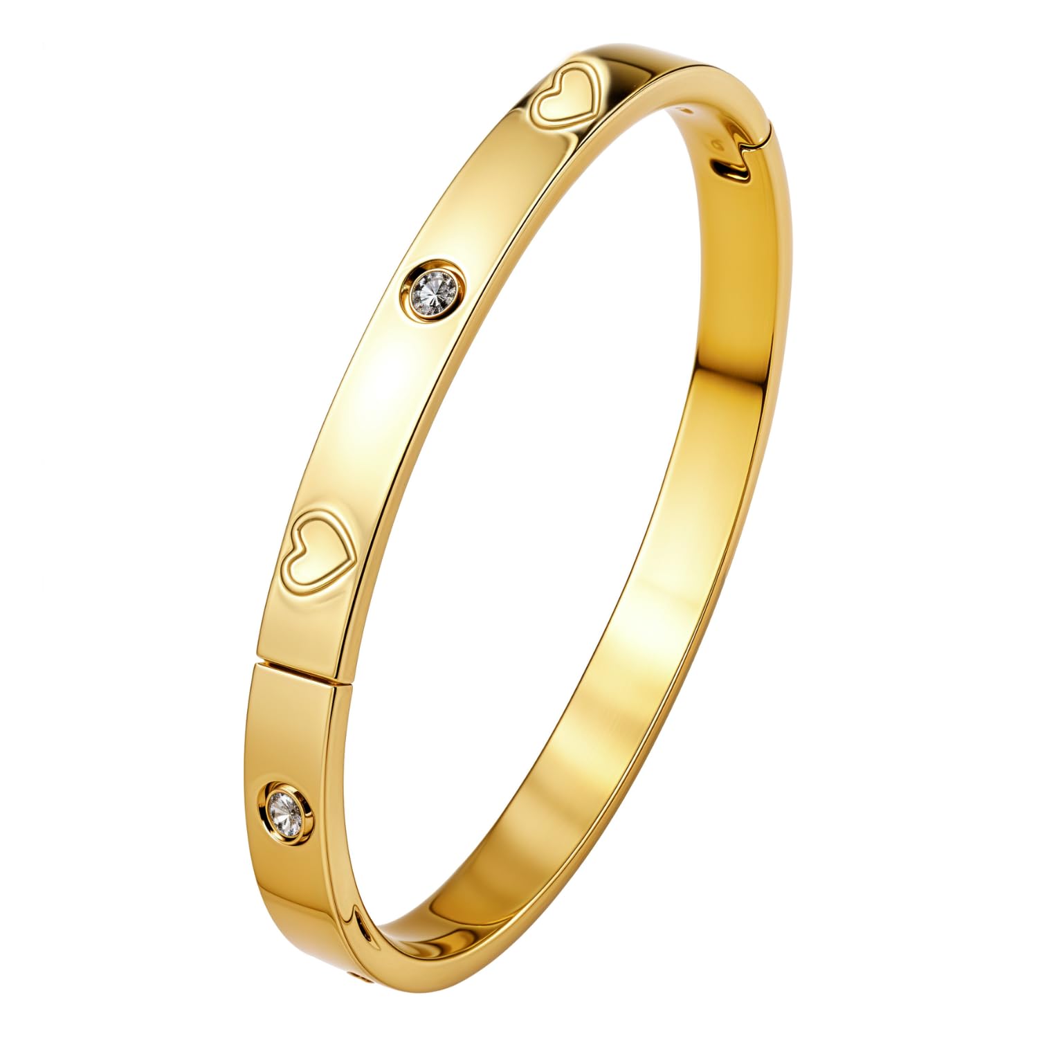 Gold Bracelet for Women | 18K Gold Plated Stainless Steel Gold Bracelet | Lovely Gift for Women