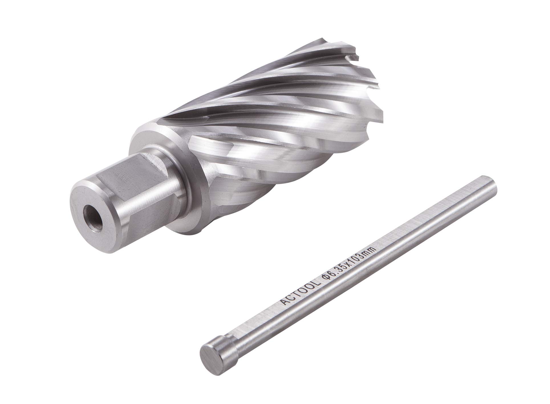 Annular Cutter ACTOOL HSS - 1-3/16" Diameter, 2" Depth Of Cut, 3/4" Weldon Shank For Magnetic Drill ACTOOL HSS Annular Cutter 1-3/16 Diameter
