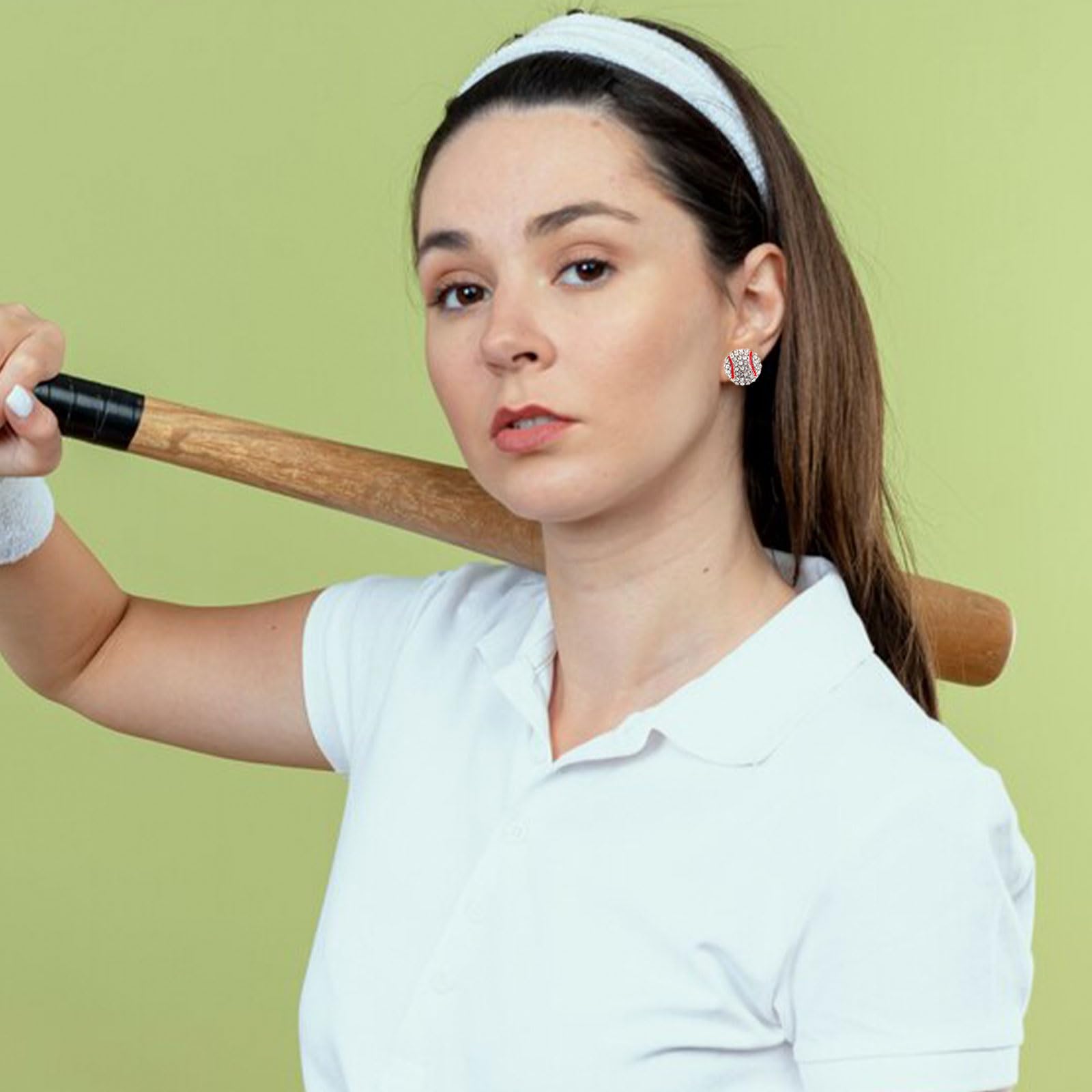 Baseball Earrings for Women Baseball Mom Accessories Essentials Game Day Fan Gifts Lightweight Sports Stud Earrings Jewelry Game Day Shirts Women