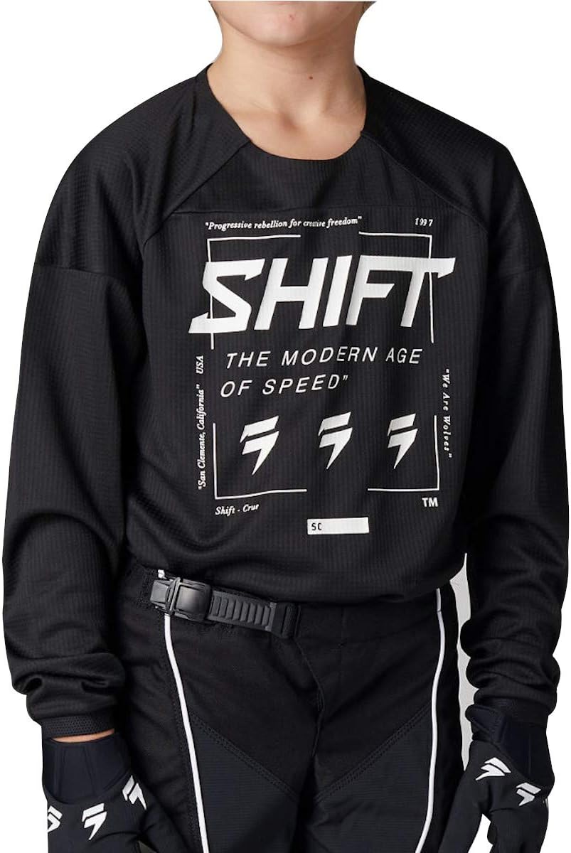 Shift MX by Fox Racing Youth White Label Dirt Bike MX Motocross Offroad & ATV Jerseys