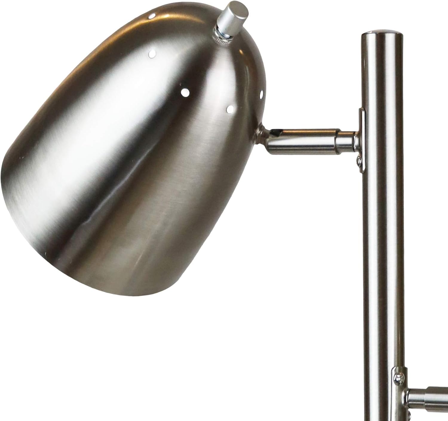 Blасk Frіdау - 50% оƒƒ LIGHTACCENTS LOFT Brushed Nickel 3 Light Floor Lamp with Three Adjustable Reading Lights Model 17153-25 - Tree Floor Lamps Standing Lamp - Living Room Light Pole Lamp with Brushed Nickel Finish