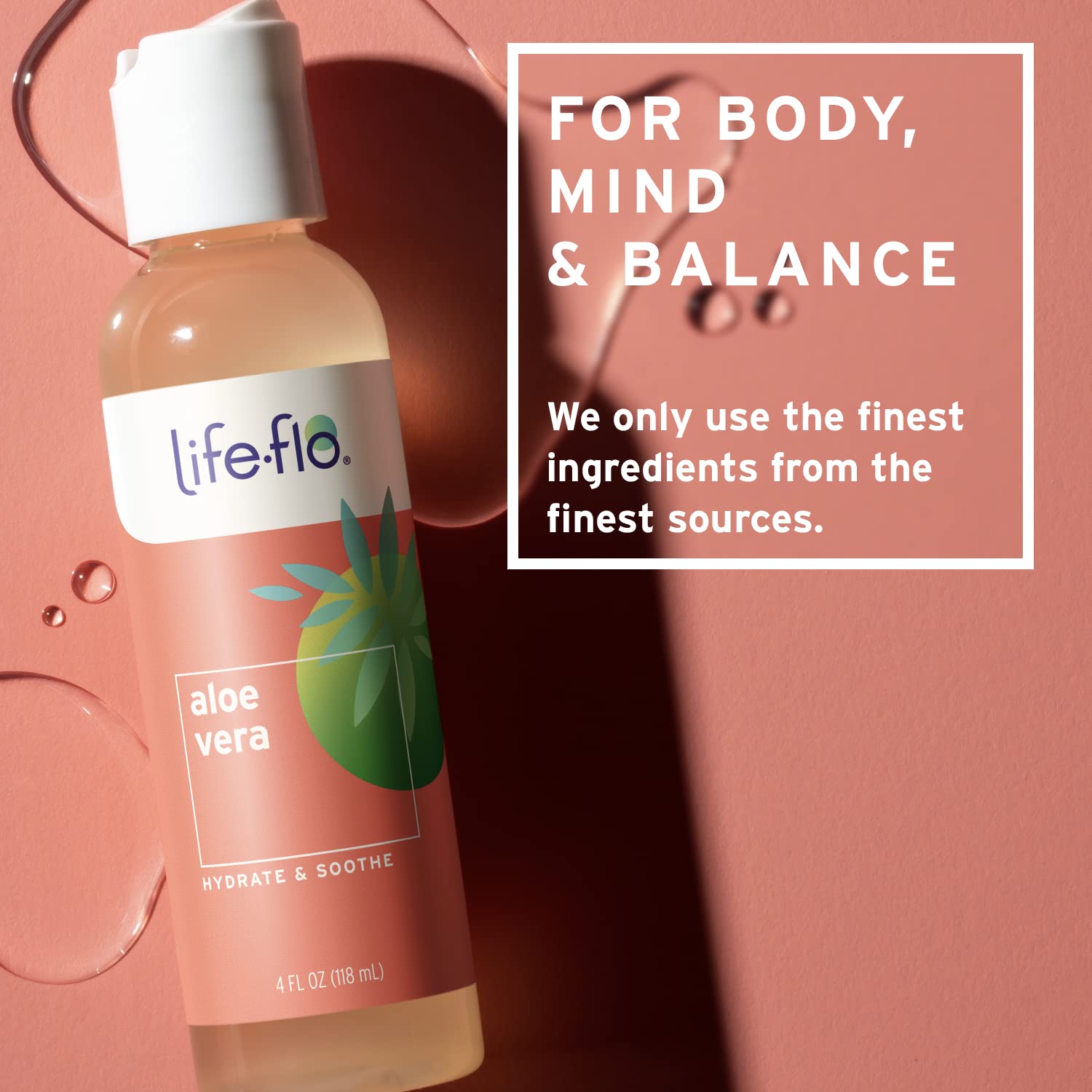 Amazon.com: LIFE-FLO Aloe Vera Soothing Moisture, 4 FL OZ : Beauty &  Personal Care