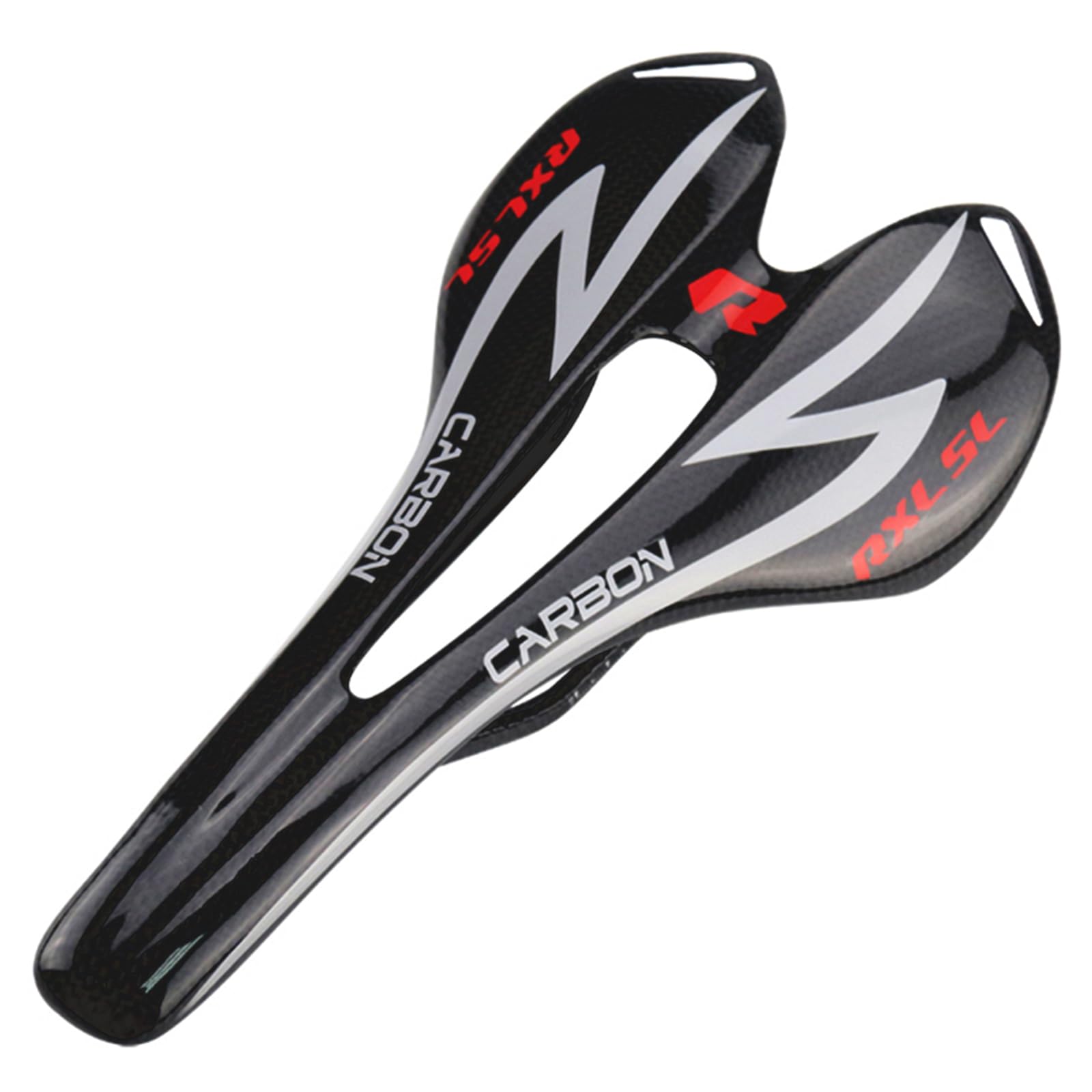RXL SL Selle de Vélo en Fibre de Carbone Ultraléger Respirant pour Vélo de Route 270 * 141mm Selle VTT Carbone Selle Route Carbone