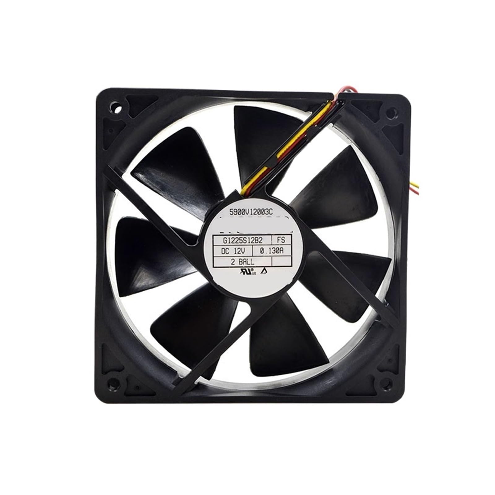 PEQYUACTE G1225S12B2 12V 0.13A 12025 120 * 120 * 25mm 12cm Cooling Fan