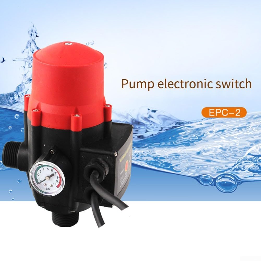 Regolatore automatico, 1100 W, interruttore elettronico IP65 EPC-2, regolatore di pressione, pompa da 10 bar per manometro