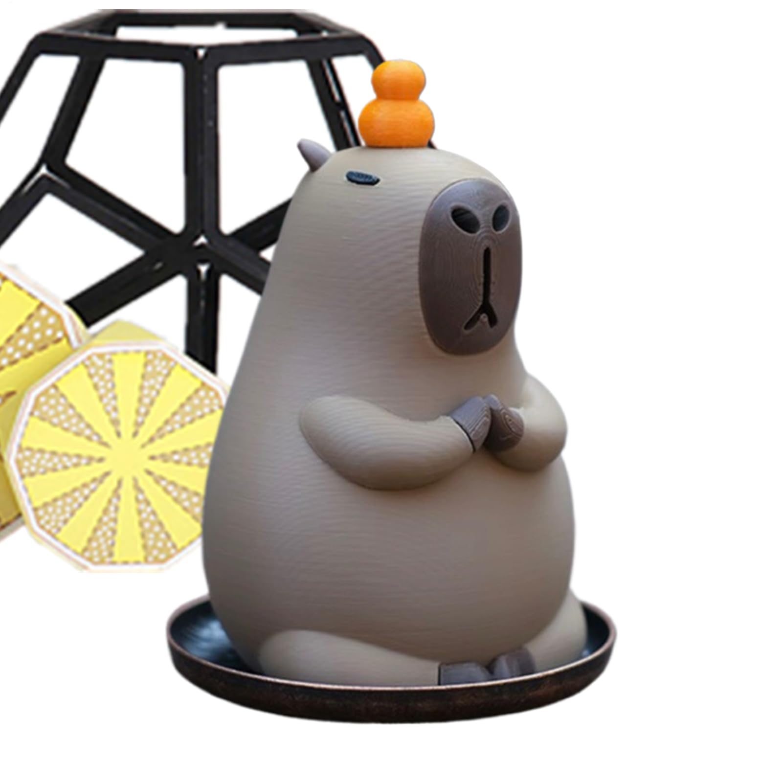 Ornement de méditation Capybara pour apaiser le stress à la maison