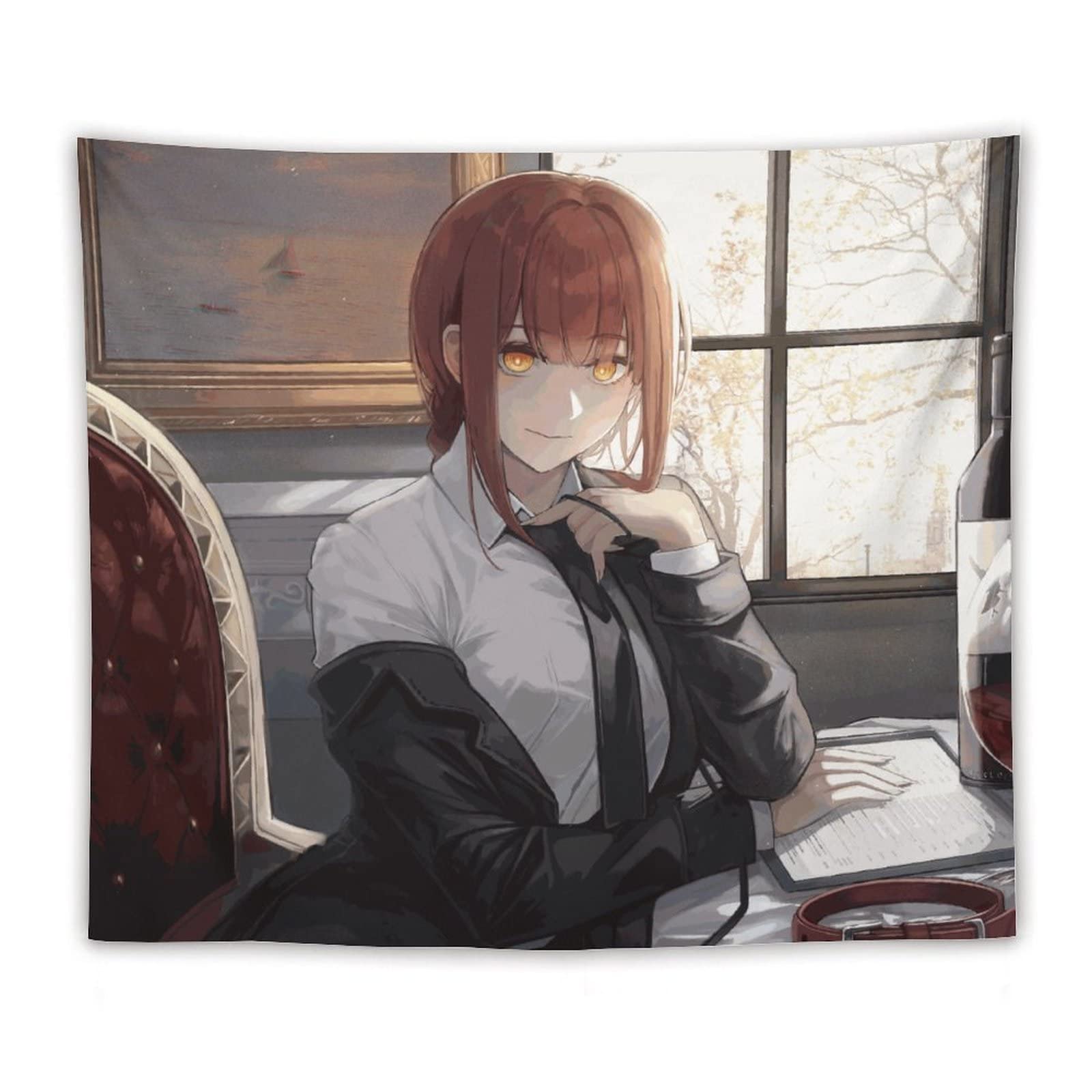 Amazon.co.jp: チェンソーマン マキマ タペストリー かわいいアニメ柄  