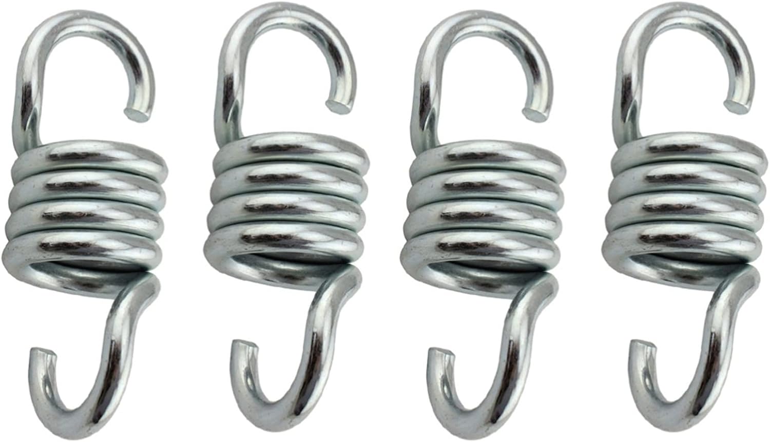 Zkenyao-Spring 4pcs Hammock Chair Hanging Porch Swing Spring Useful Sturdy Practical Swing Supply Dual Swivel Hooks Outdoor Accessory, More Durable