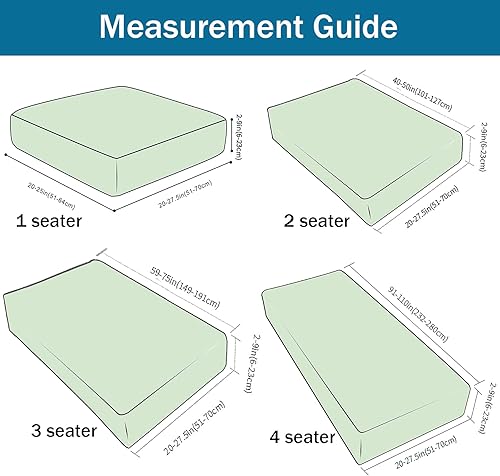 Miniatura 6 de Fundas de cojín elásticas de jacquard para asiento de sofá, fundas de cojín individuales lavables, protectores de muebles antideslizantes con parte
