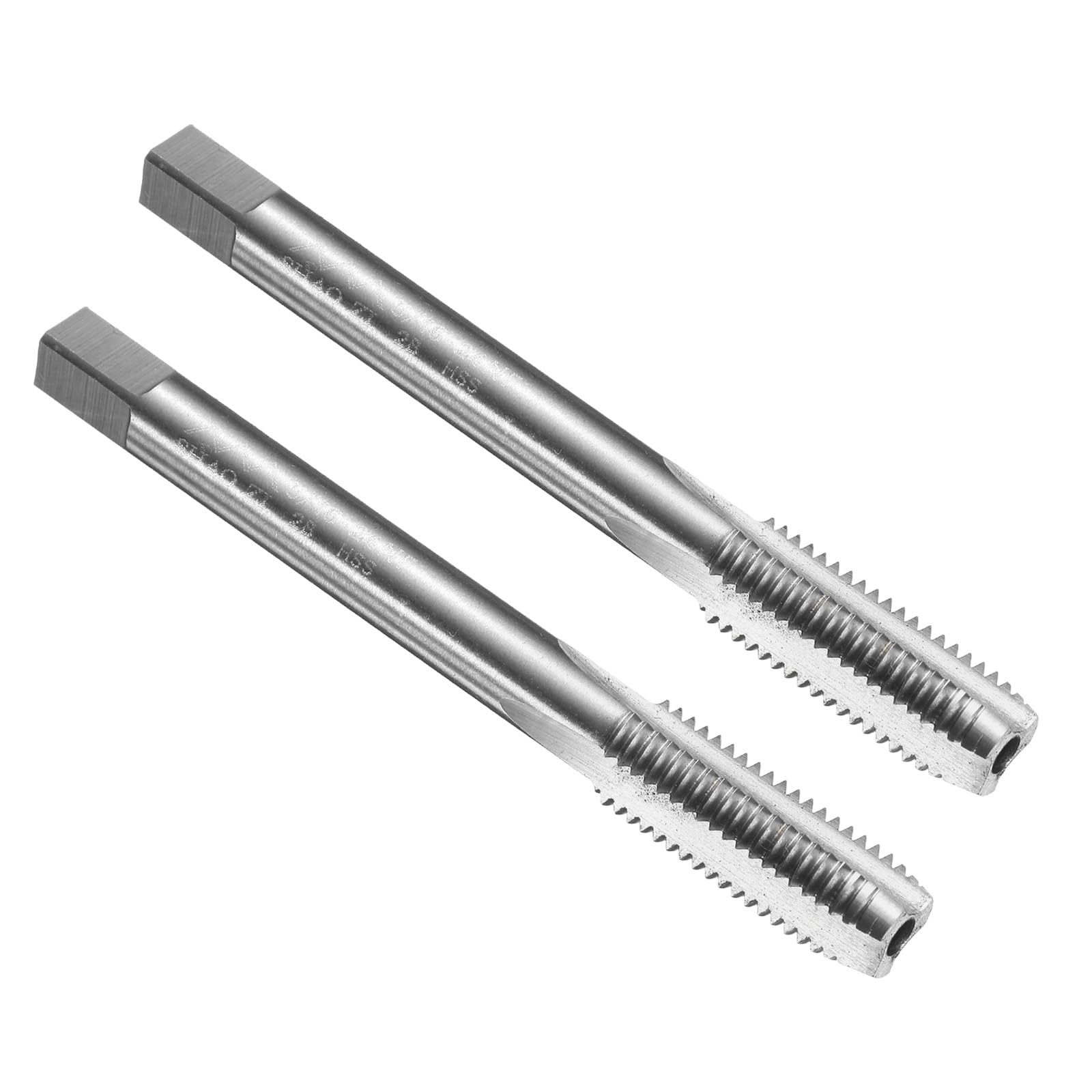 QUARKZMAN 2pcs Maschio Inferiore 5/16-24 UNF 2B Filettatura Stile Inferiore Maschi Filettatura Acciaio Rapido HSS6542 Scanalature Dritte Strumento Per Filettatura