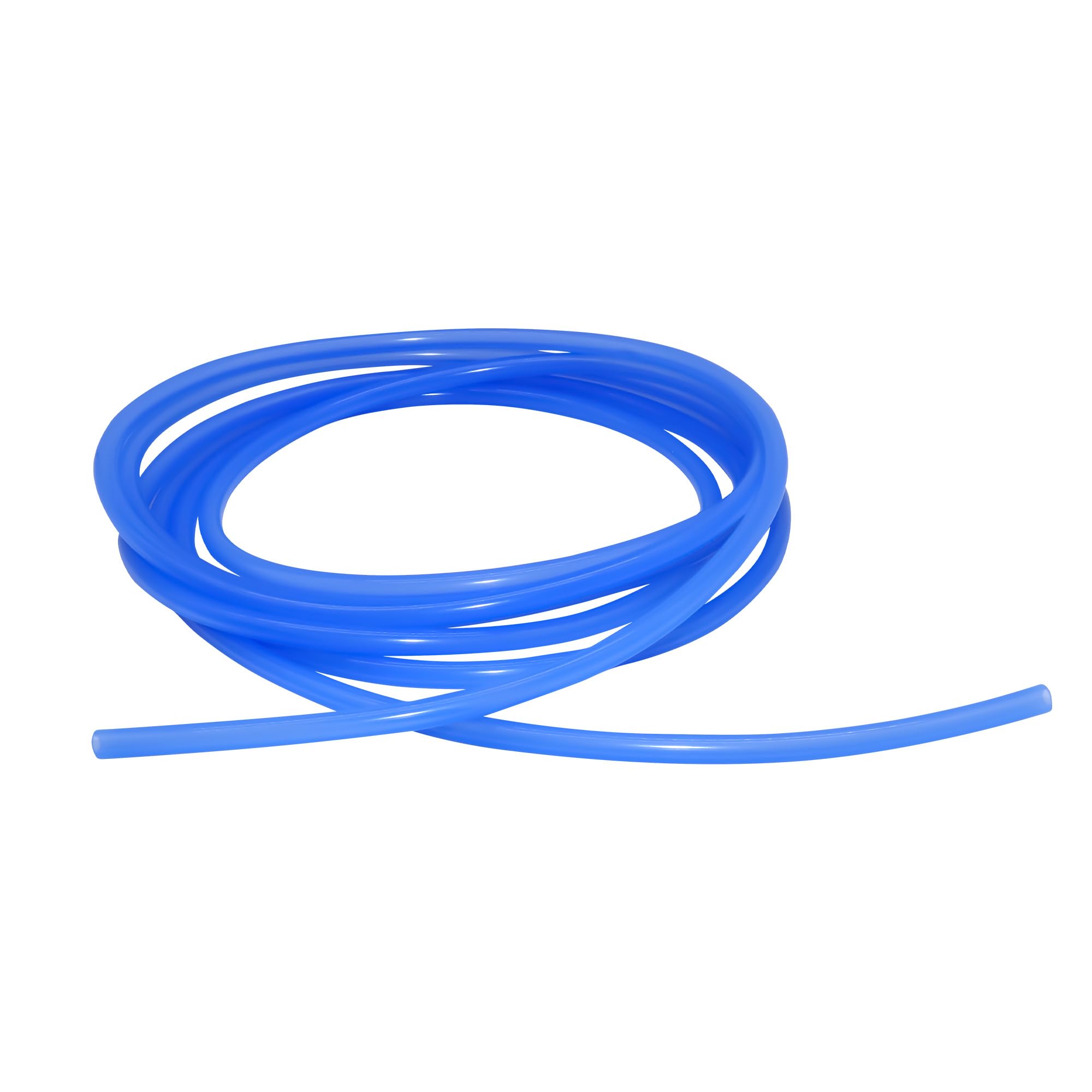 LAVMHAB Silicone Tubing 4mm ID x 7mm OD 3m (9.8FT), Flexible Silicone Tube for Water Air Pump (Blue)
