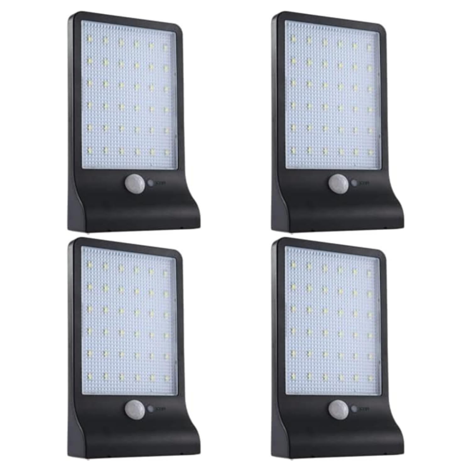 Garden Mile 4x PIR Sensor Solar Lights Outdoor Garden Set Of 4 Waterproof Security Light For Walls Sheds Fences Super Bright Security Lights Outdoor Motion Sensor Light For Garden And Home