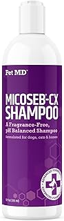 Pet MD Micoseb-CX Topical Shampoo for Dogs, Cats, & Horses with Miconazole
