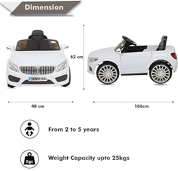 Buy Baybee BMW 5 Series Battery Operated Ride On Car for Kids with