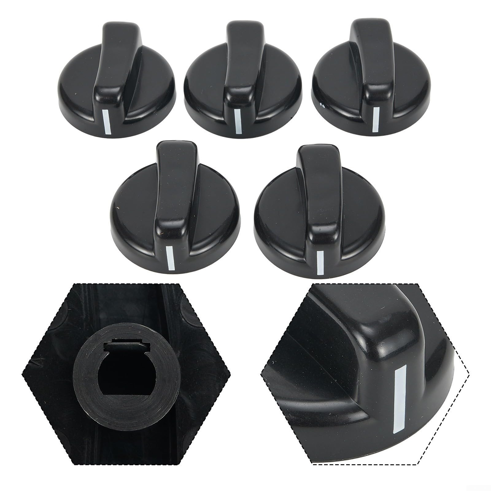 Lot De 5 Boutons De Rechange Universels Pour Cuisinière à