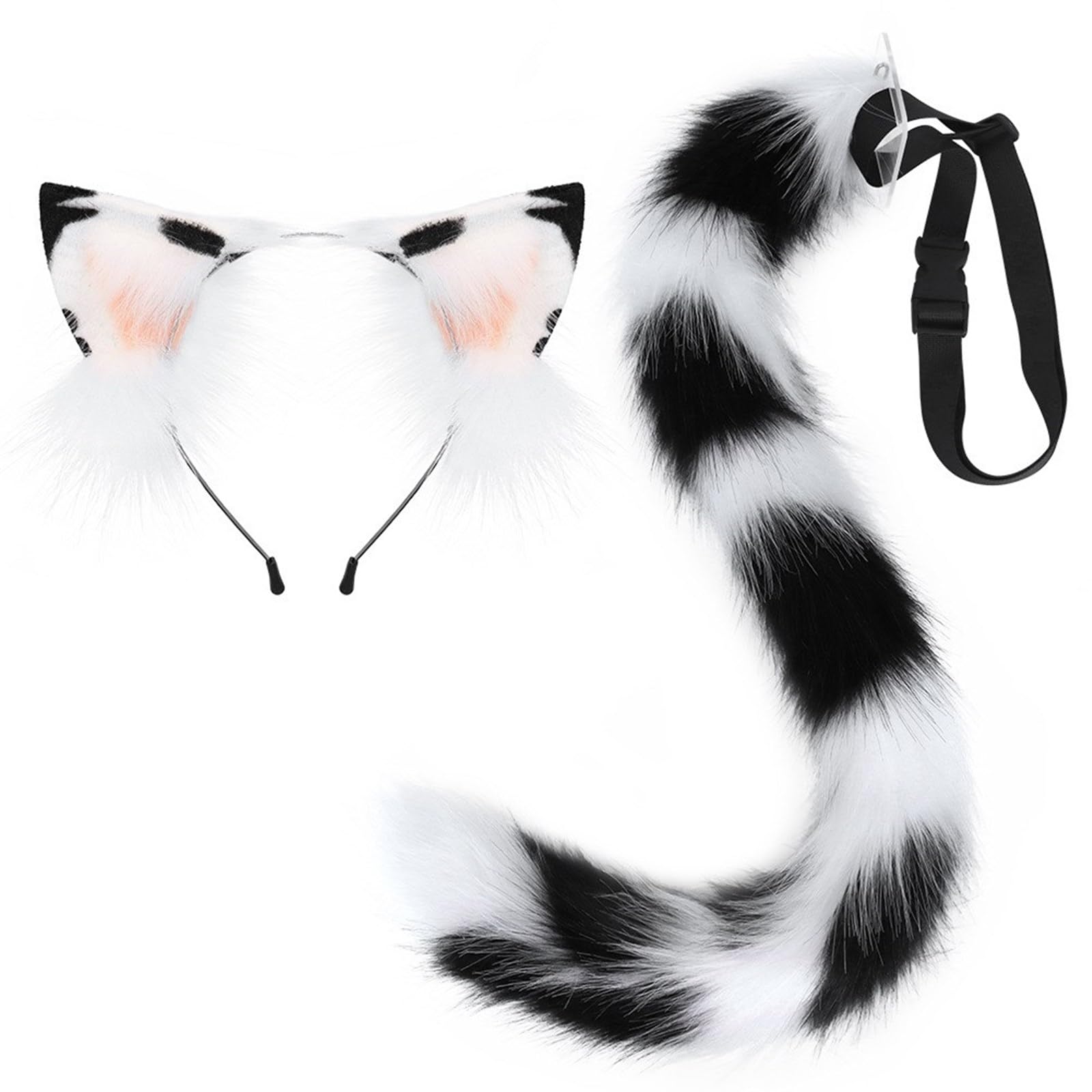Juego de diadema de 1/2 piezas con gatos, lobo,