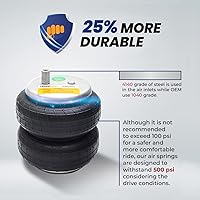 Vista 6 de Torque tr2430 Air Primavera Suspensión Kit de repuesto para ride Rite 2430