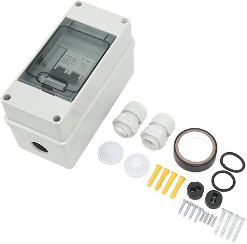 Miniatura 8 de Disyuntor miniatura 2P con caja impermeable IP65, DC1000V 20A desconecta Swtich interruptor de desconexión solar para panel solar