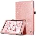 BENTOBEN Case for Fire HD 10 Tablet (7th/5th Generation,2017/2015 Release)-Bling Sparkly Folio Folding Stand Cover with Stylus Holder &Auto Wake/Sleep Glitter Shiny Smart Case for Fire HD 10,Rose Gold