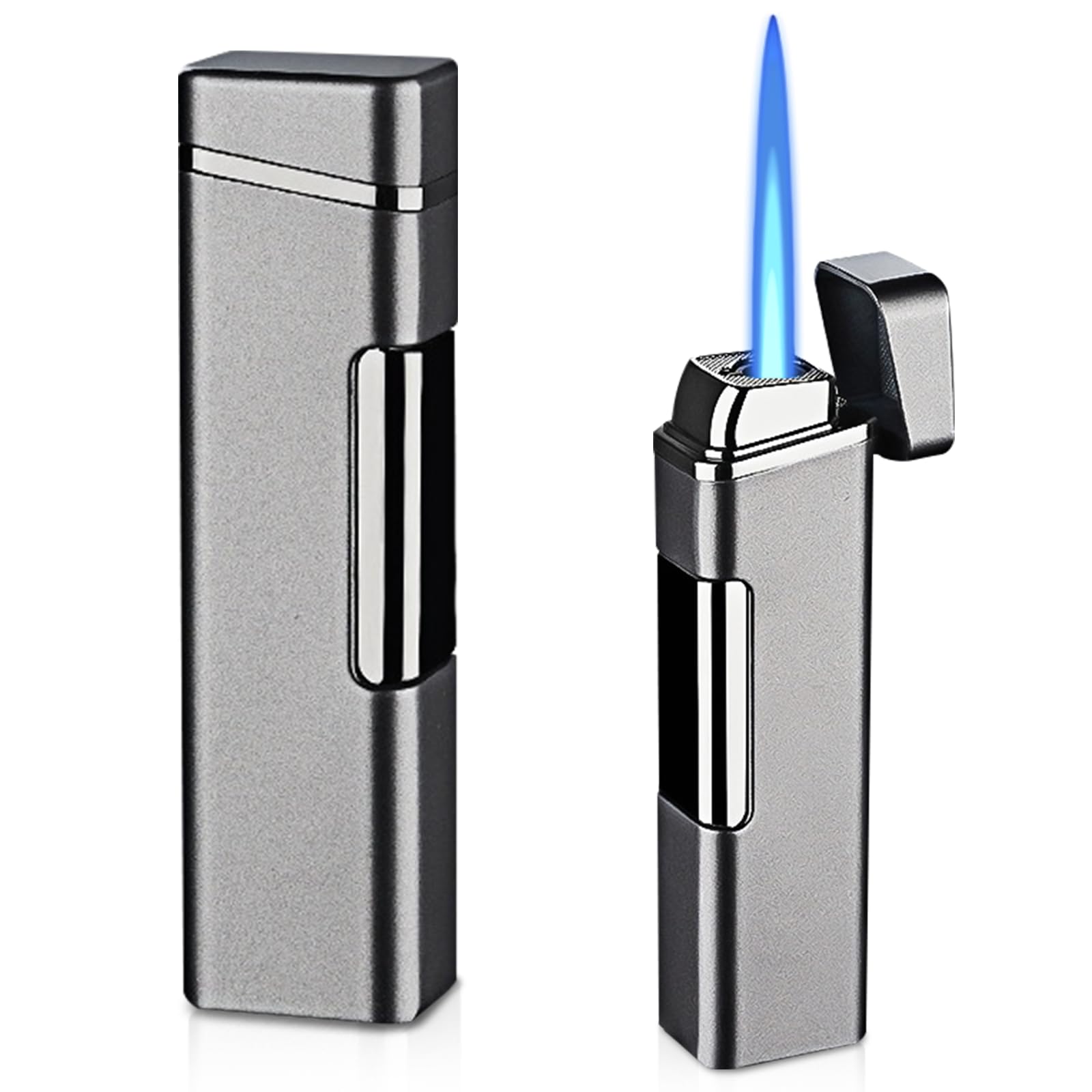 Matteo Metal Case JetFlame Navulbare Turbo Aanstekers Minimalist